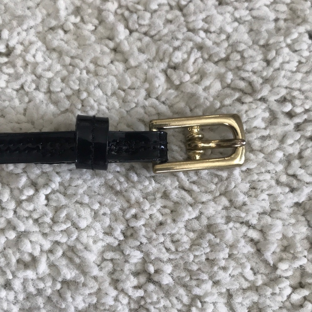 Super Skinny Black Belt 38”